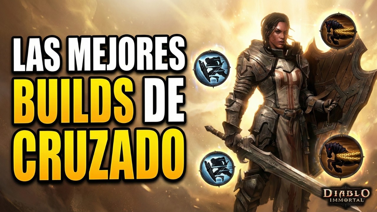Las BUILDS MÁS PODEROSAS del CRUZADO para PVP 🔥 Meta Actual Diablo Immortal