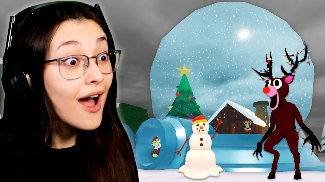 CONCLUÍMOS O DESAFIO DE PASSAR 99 NOITES NO GLOBO DE NEVE!! | 99 NOITES NA FLORESTA - ROBLOX