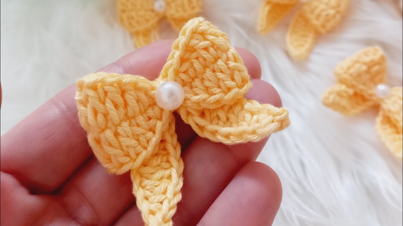 Lacinho de croch&ecirc; para aplica&ccedil;&atilde;o