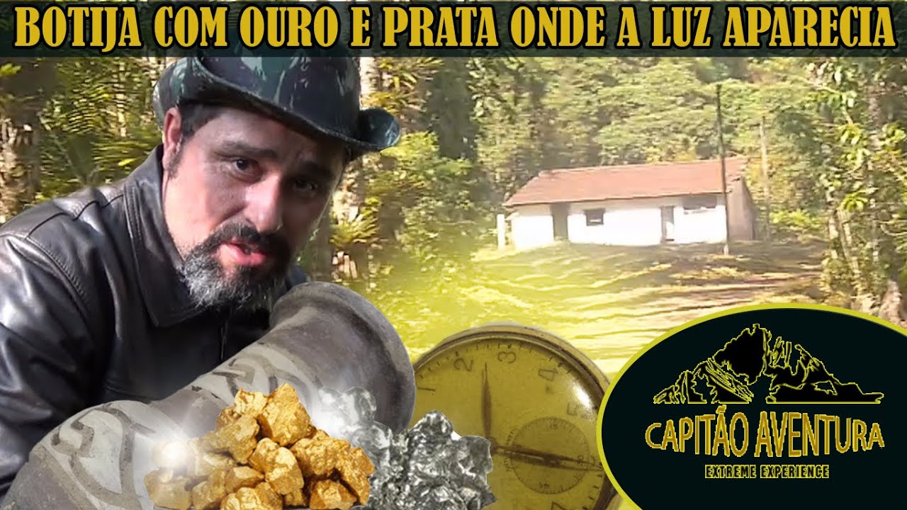 DETECTORISMO - Botija Com Ouro e Prata Onde a Luz Aparece - Capitão Aventura Detectorismo
