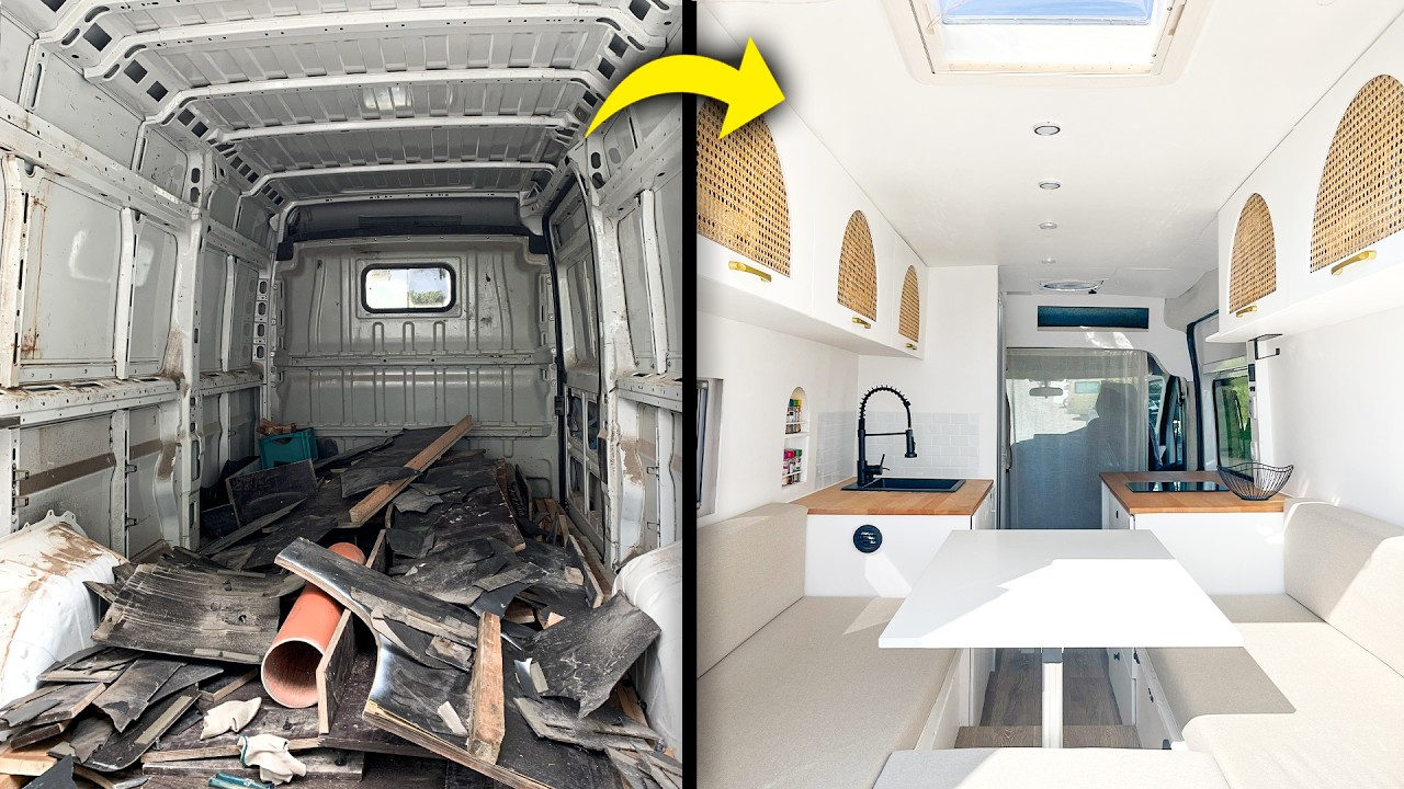 Günstiger LUXUS CAMPER AUSBAU unter 10.000€ (Fiat Ducato Wohnmobil Campervan mit Dusche!)