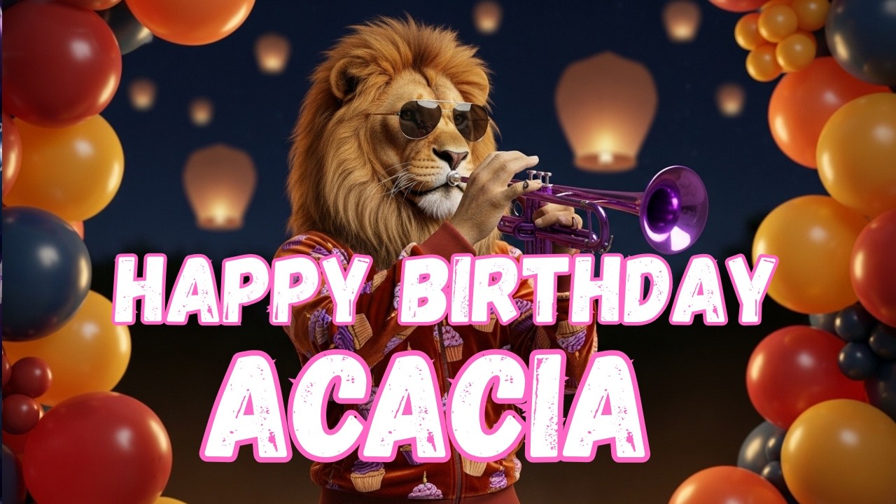 ACACIA Happy Birthday Song - Happy Birthday to Acacia
