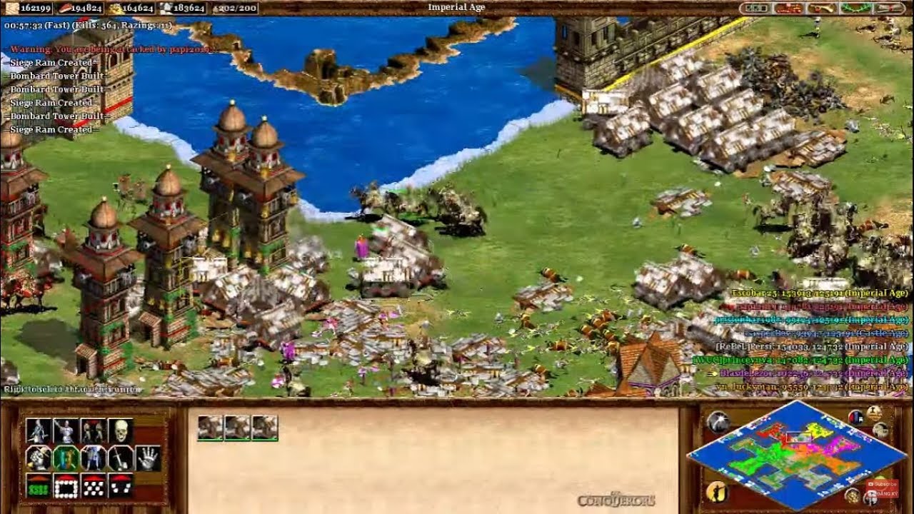[TRỰC TIẾP ĐẾ CHẾ] DÀN TRẬN 4 vs 4 RANDOM MATCH 5 | AOE GARENA VOOBLY