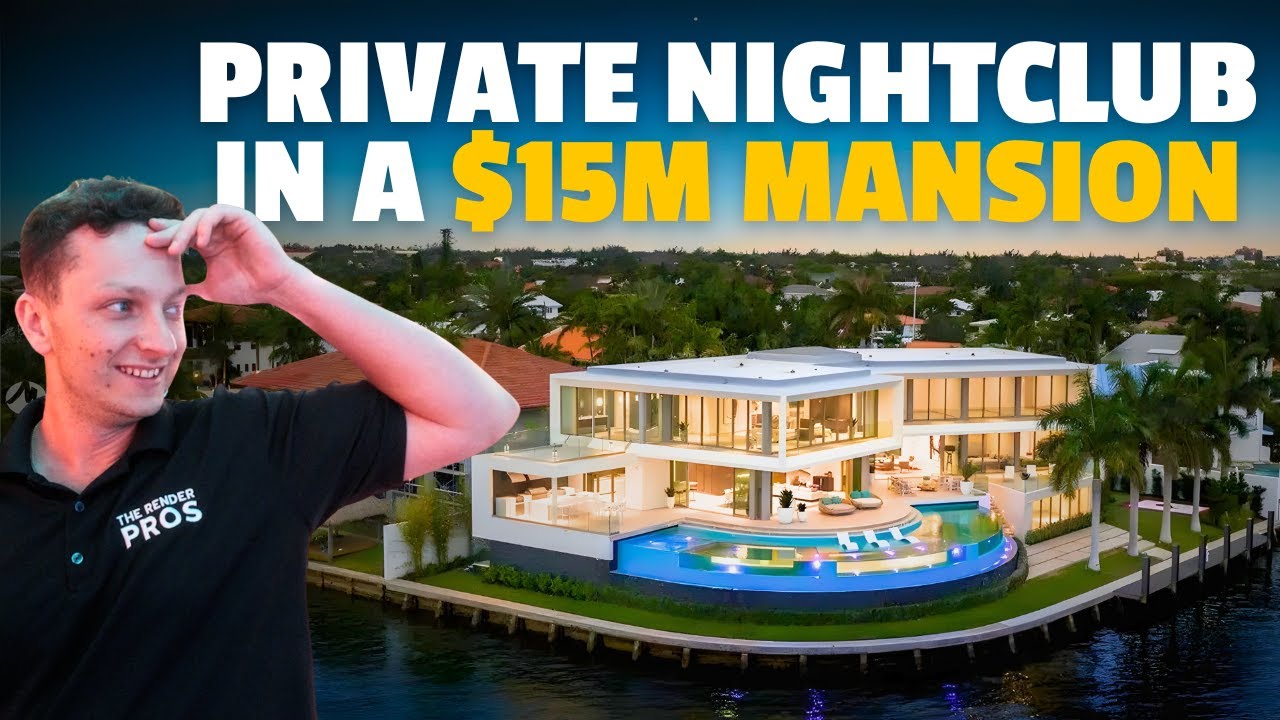 This $15,000,000 Miami Mansion Has a Hidden Nightclub in the Basement!
