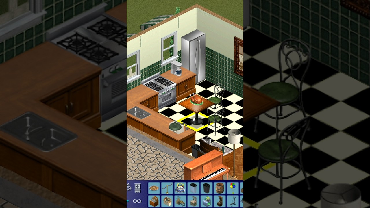 Building in The Sims 1 ✨️ #eapartner #shorts #thesims #thesims1 #sims1