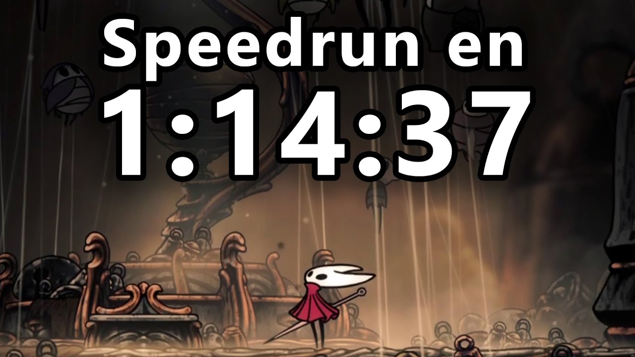 Hollow Knight Silksong Any% Speedrun en 1:14:37 (v0.1.5 timer)