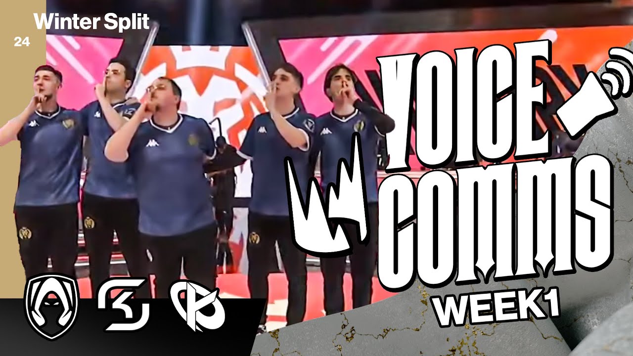 This is how 4 Tier F Rookies sound like  | LEC Winter Split Voicecomms W1