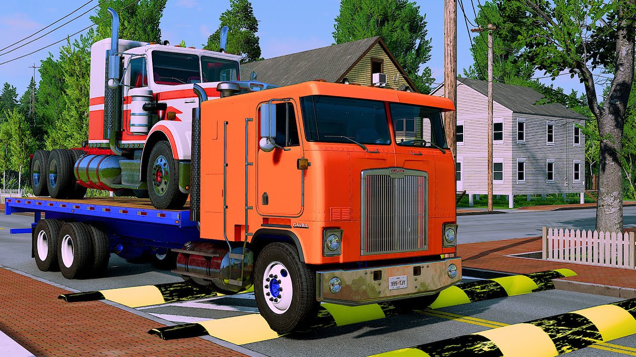 Trucks and Cars vs speed bumps | best BeamNG 38-40 video