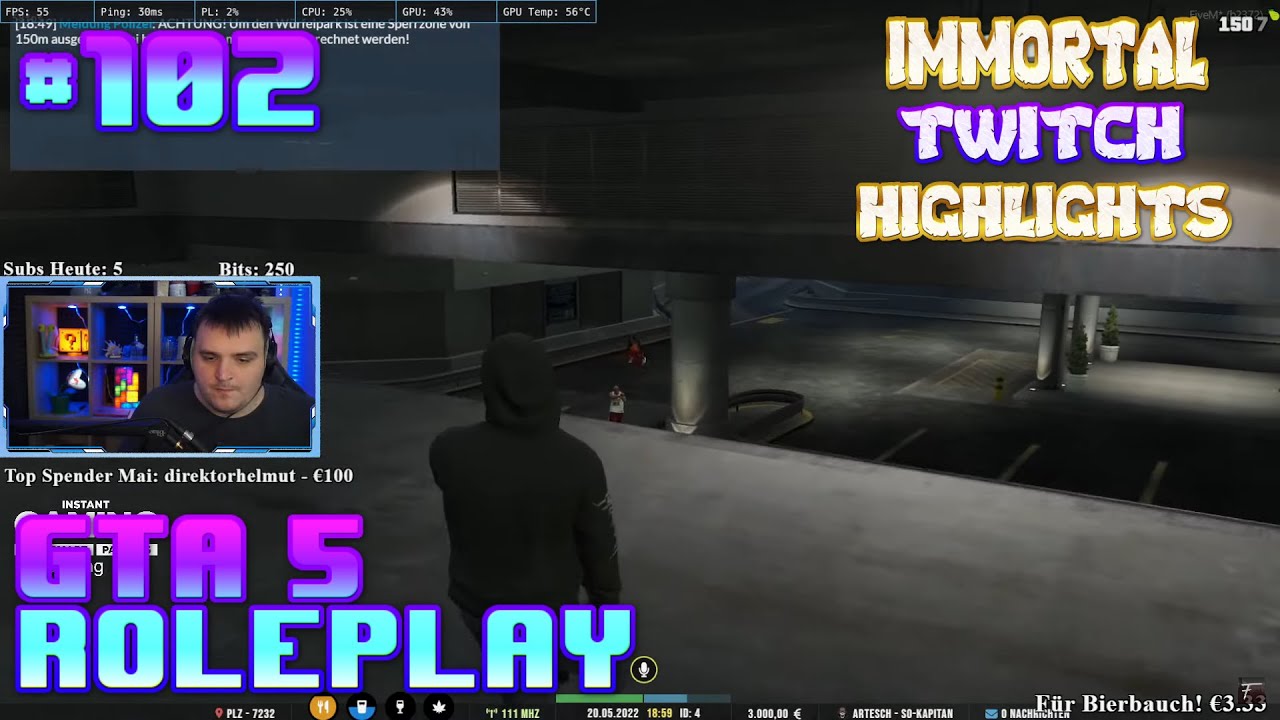 [Immortal] BEST OF GTA 5 RP Fails & Twitch Highlights 