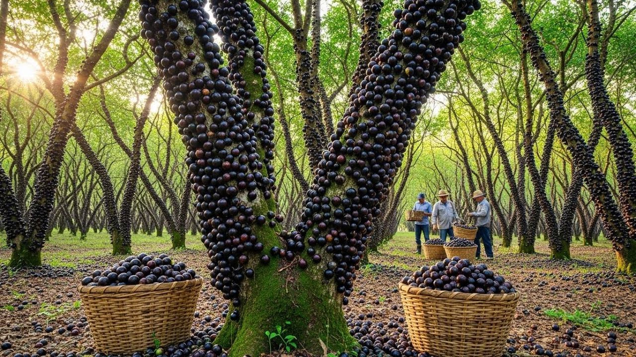How Jabuticaba Is Harvested and Processed in Brazil | Inside Fruit Farming