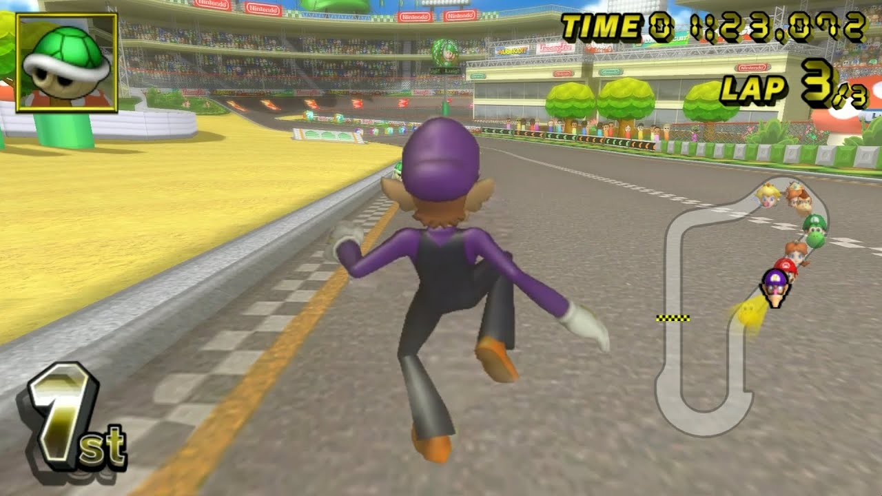 What If Waluigi Lost His Kart in Mario Kart Wii