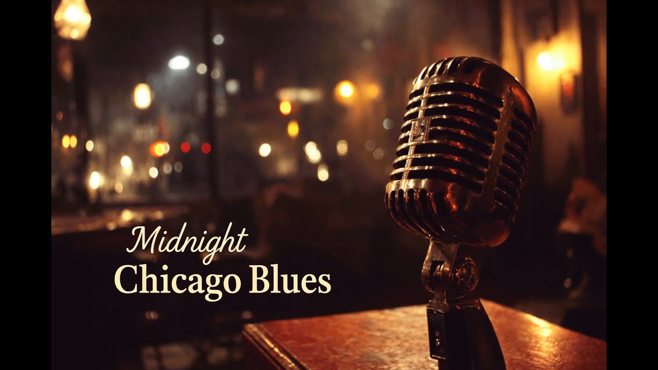 Midnight Chicago Blues - Slow Blues with Soulful Vocals Late Night Session