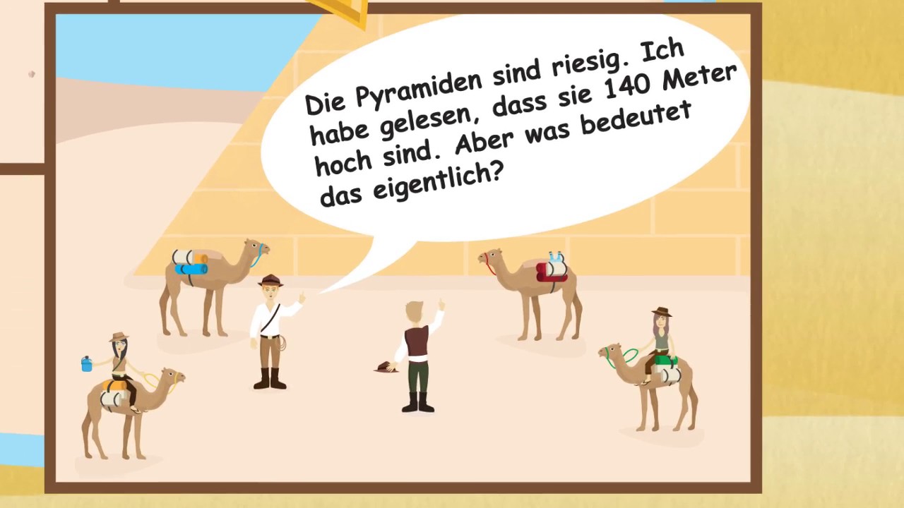 Längeneinheiten - km, m, dm, cm, mm - Meter - umrechnen ★ Mathematik Klasse 3
