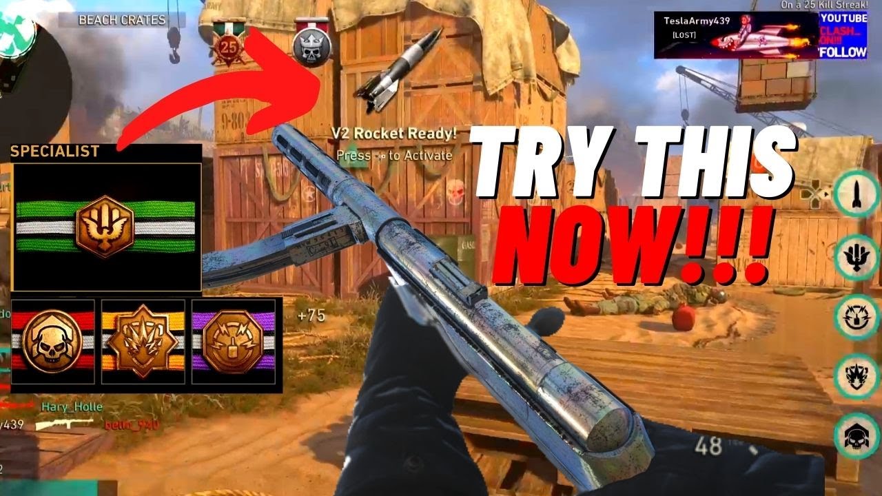 This ERMA EMP+SPECIALIST Class Setup gives me an 60+ Gunstreak, INSANE - CoD WW2