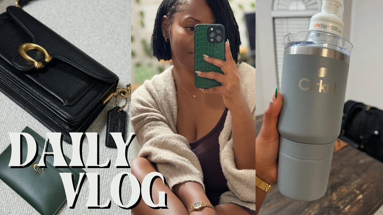 ASMR Coach Unboxing, New Venture, Cleaning and Cirkul Fail.. Ft. Bob & Brad | Stay At Home Wife Vlog