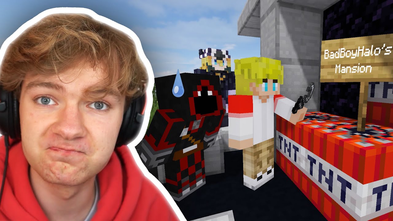 Tommy BLEW UP BadBoyHalo's Mansion Because Of Prime Path WAR! DREAM SMP
