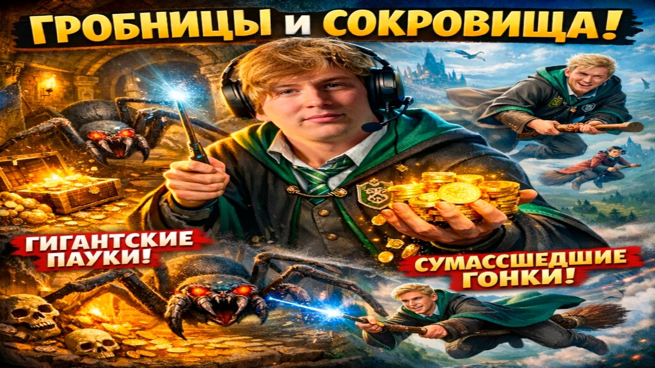 ХОГВАРТС НАСЛЕДИЕ №4 - ГРОБНИЦЫ И МЁТЛЫ