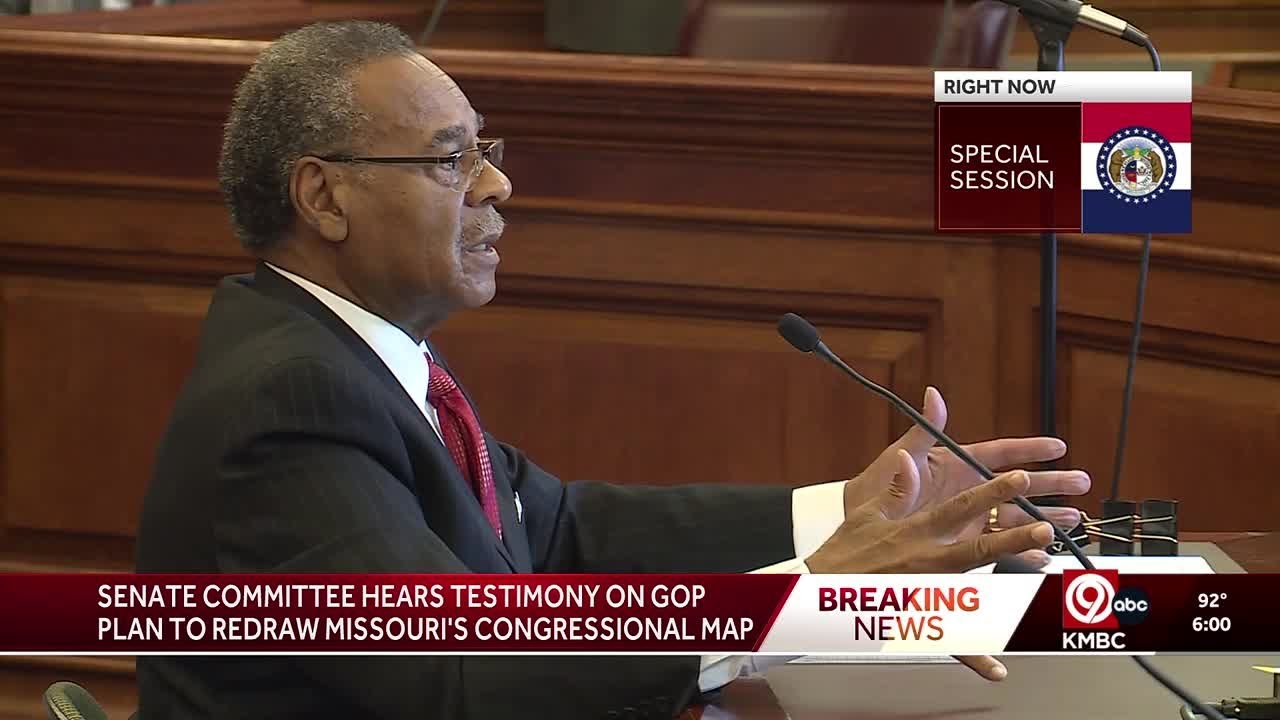 Missouri Senate advances redistricting plan, Rep. Cleaver testifies at hearings