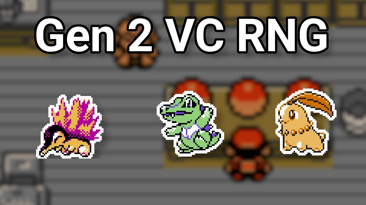 Gen 2 Starter RNG Guide - Twitch Stream