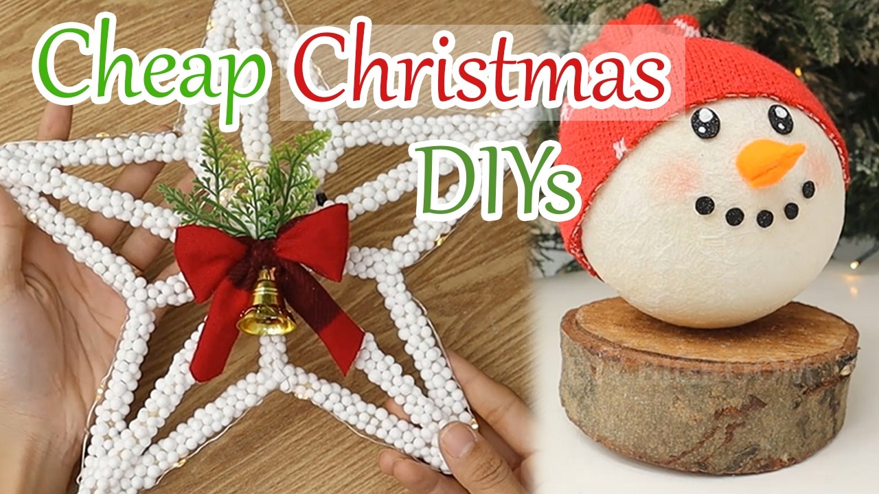 10 easy Christmas crafts on a budget