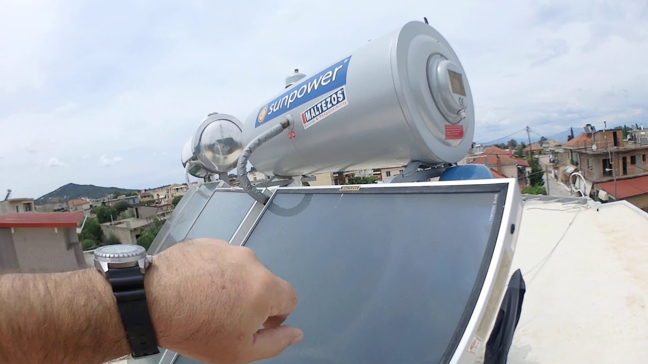 Εγκατάσταση ηλιακού θερμοσίφωνα -Υδραυλική εγκατάσταση  Παρελκόμενα συστημάτων ηλιακής θέρμανσης