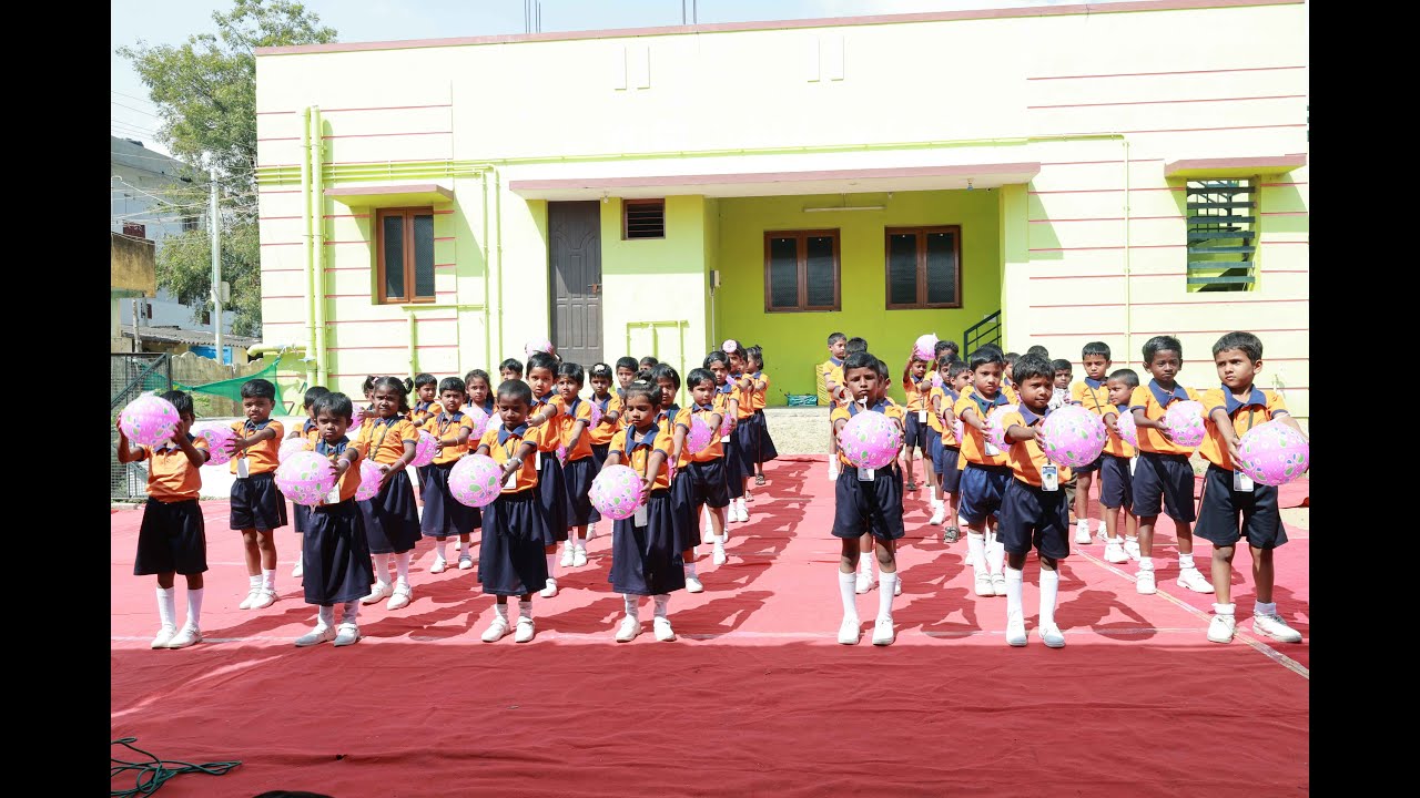 Angel School 29th Annual sports meet Ball drill performance