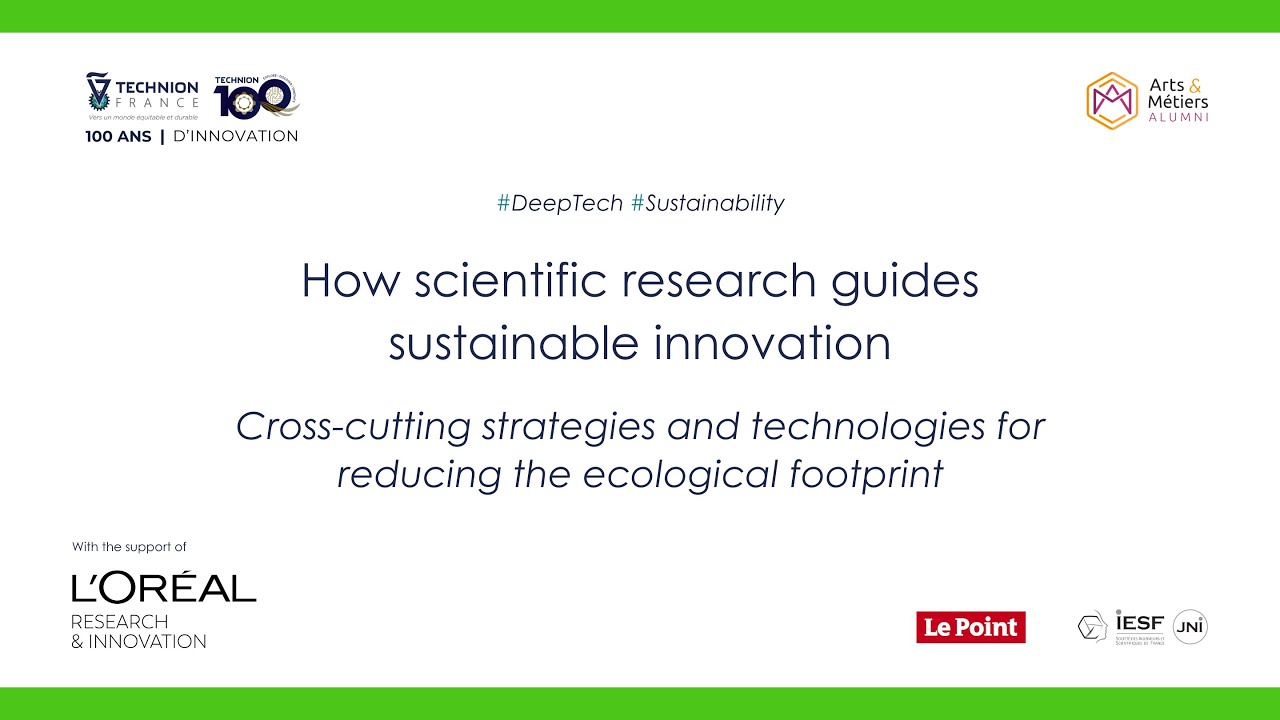Table Ronde 1 - Comment la recherche scientifique guide l'innovation durable - 4 mars 2024