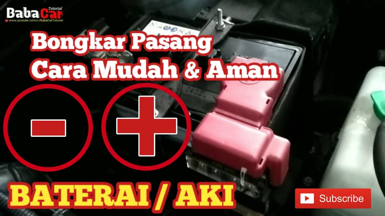 Cara ganti aki mobil yang benar dan aman