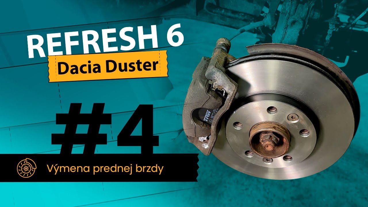 Ako vymeniť predné brzdy - Dacia Duster - REFRESH 6 - #4