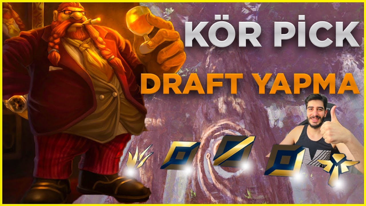 Draft Ekranı | Her Rol İçin Kör Seçimler | Top Lane Karşı Seçimleri