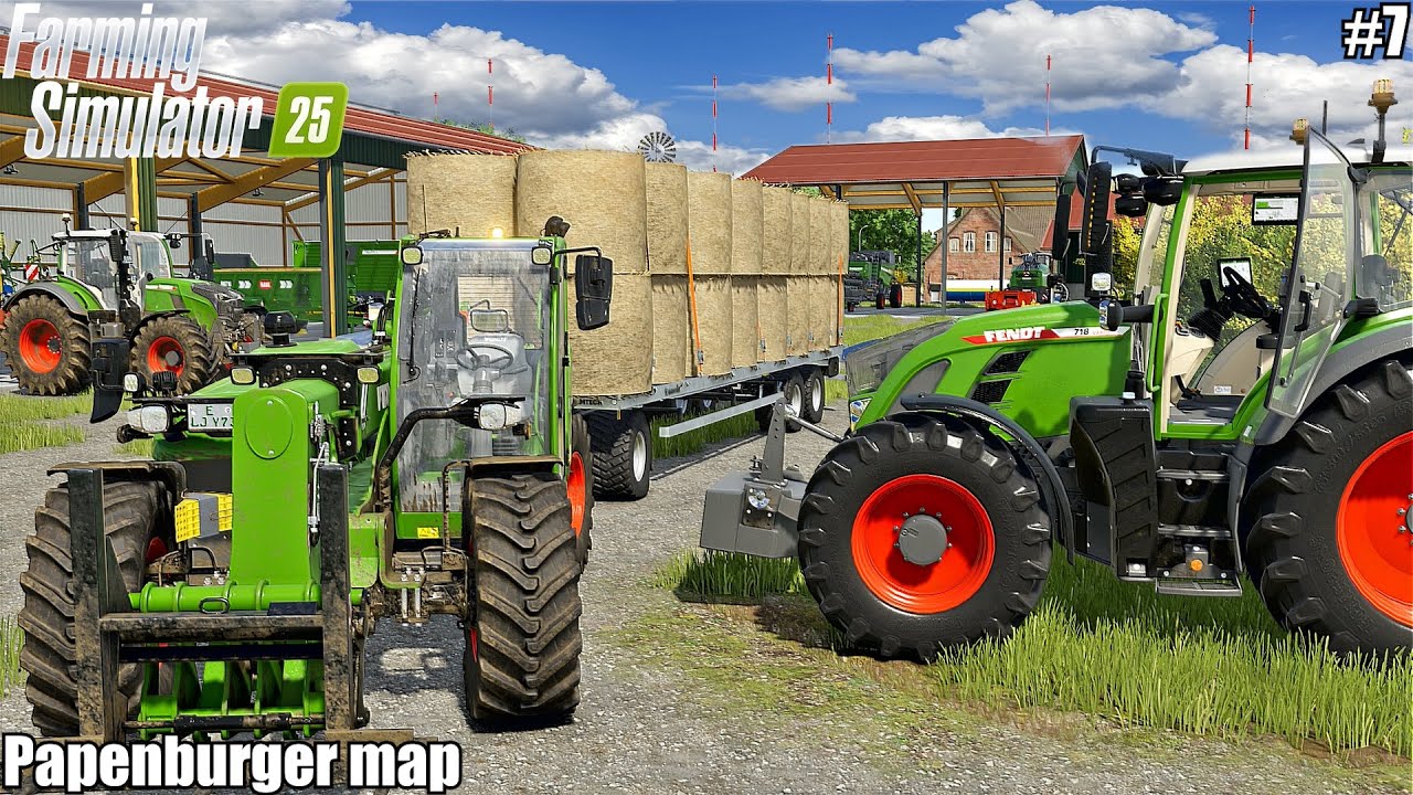 COLLECTING and STORING STRAW & HAY BALES │Papenburger Map│FS 25│7