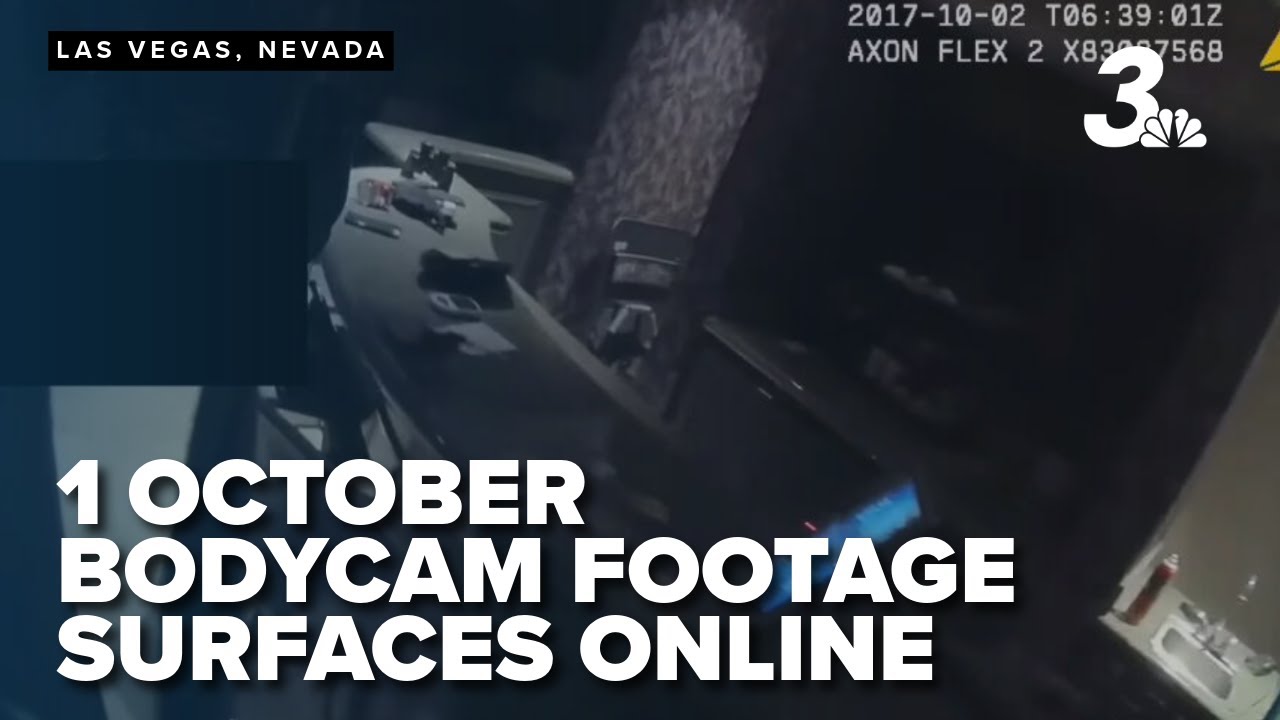 Las Vegas police bodycam footage from 1 October mass shooting surfaces online