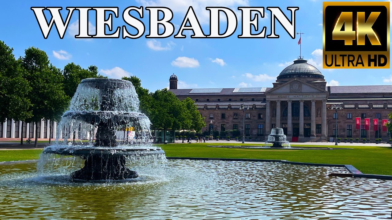 WIESBADEN - Stadtrundgang 🇩🇪 (4K)