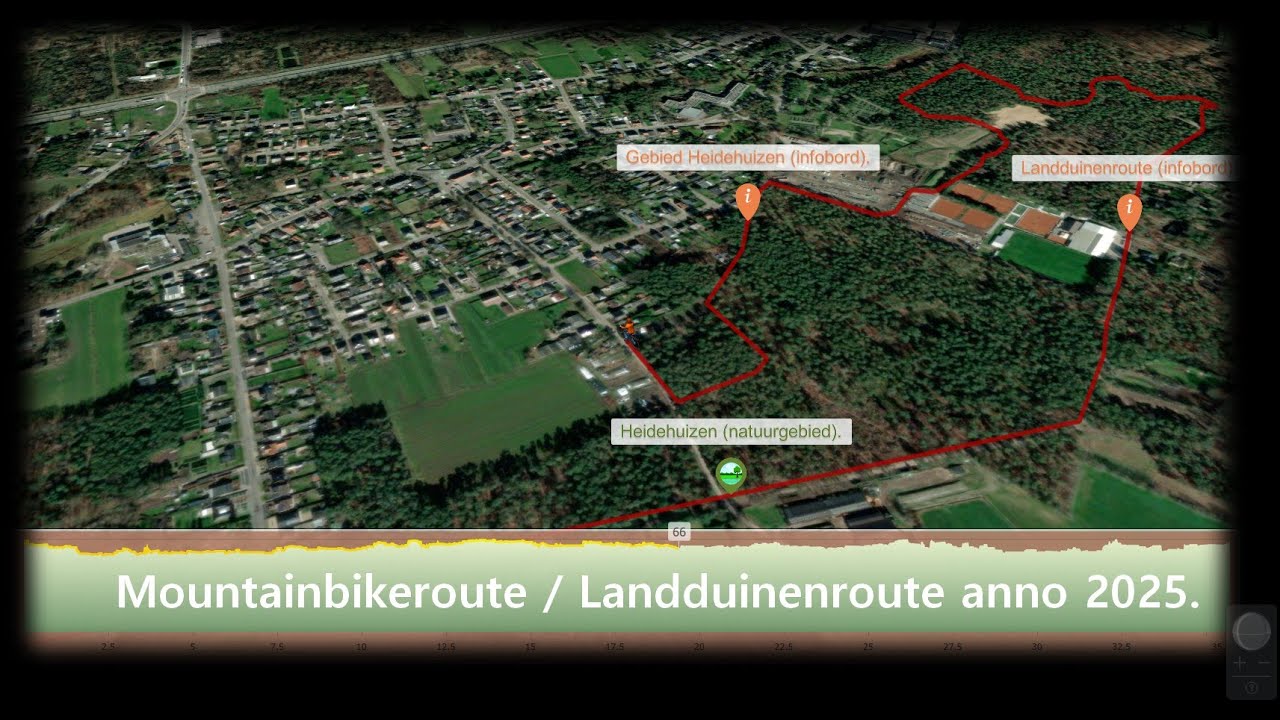 Mountainbikeroute / Landduinenroute anno 2025 on OpenStreetMap !
