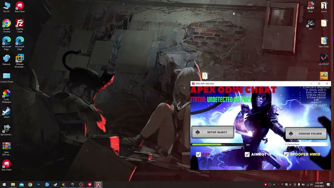 APEX AIMBOT DOWNLOAD | APEX ESP HACK FREE | APEX LEGENDS CHEAT 2023