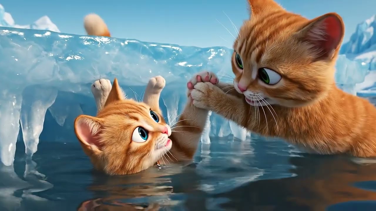 When the Ice Melts | A Cat Family Survival Story in the Arctic