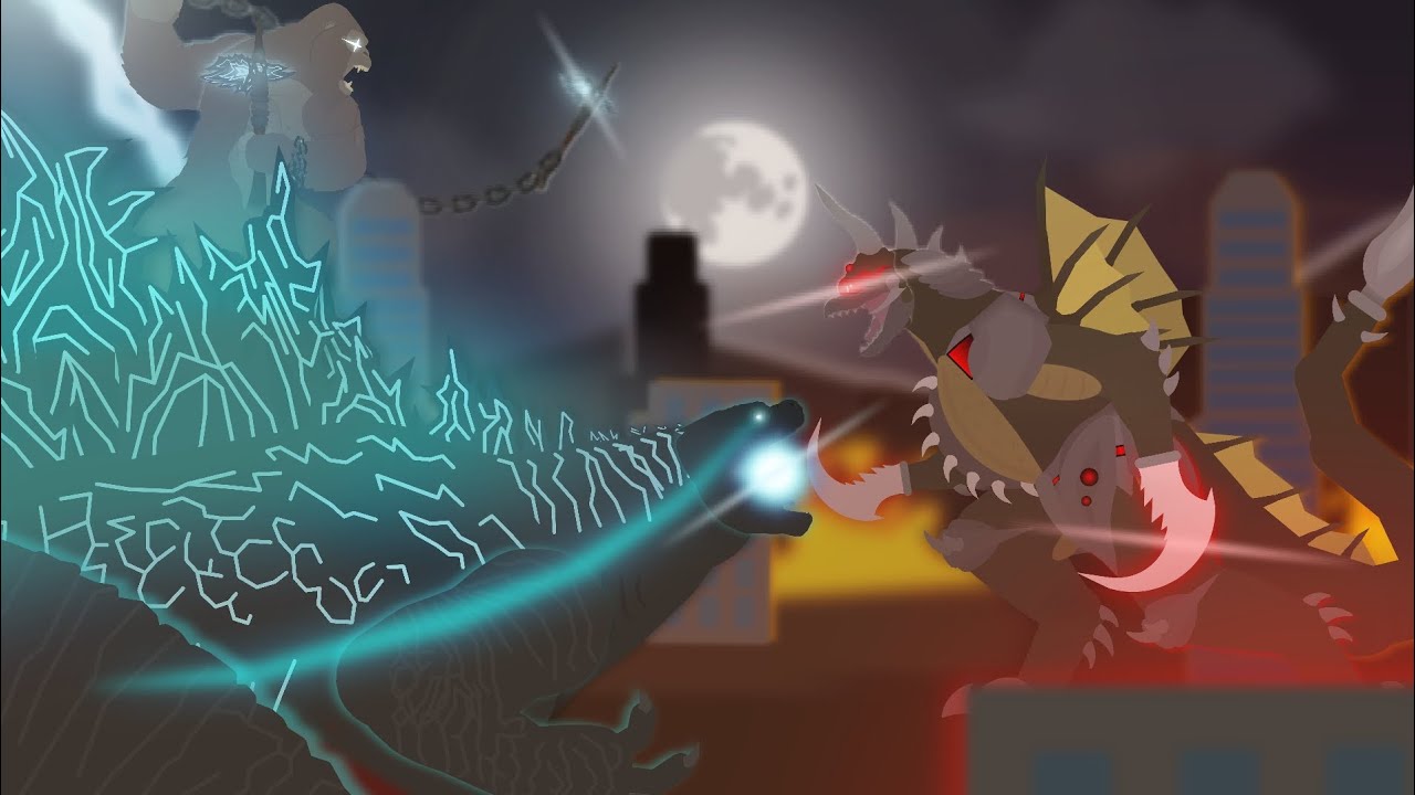 Godzilla Vs Gigan - (Part 2 Final) | Stick Nodes Animation