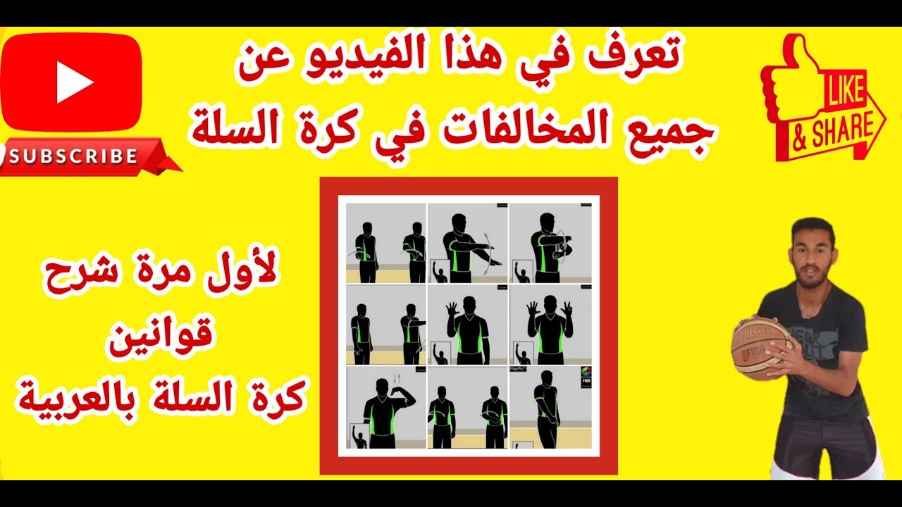 شرح جميع انواع المخالفات في كرة السلة