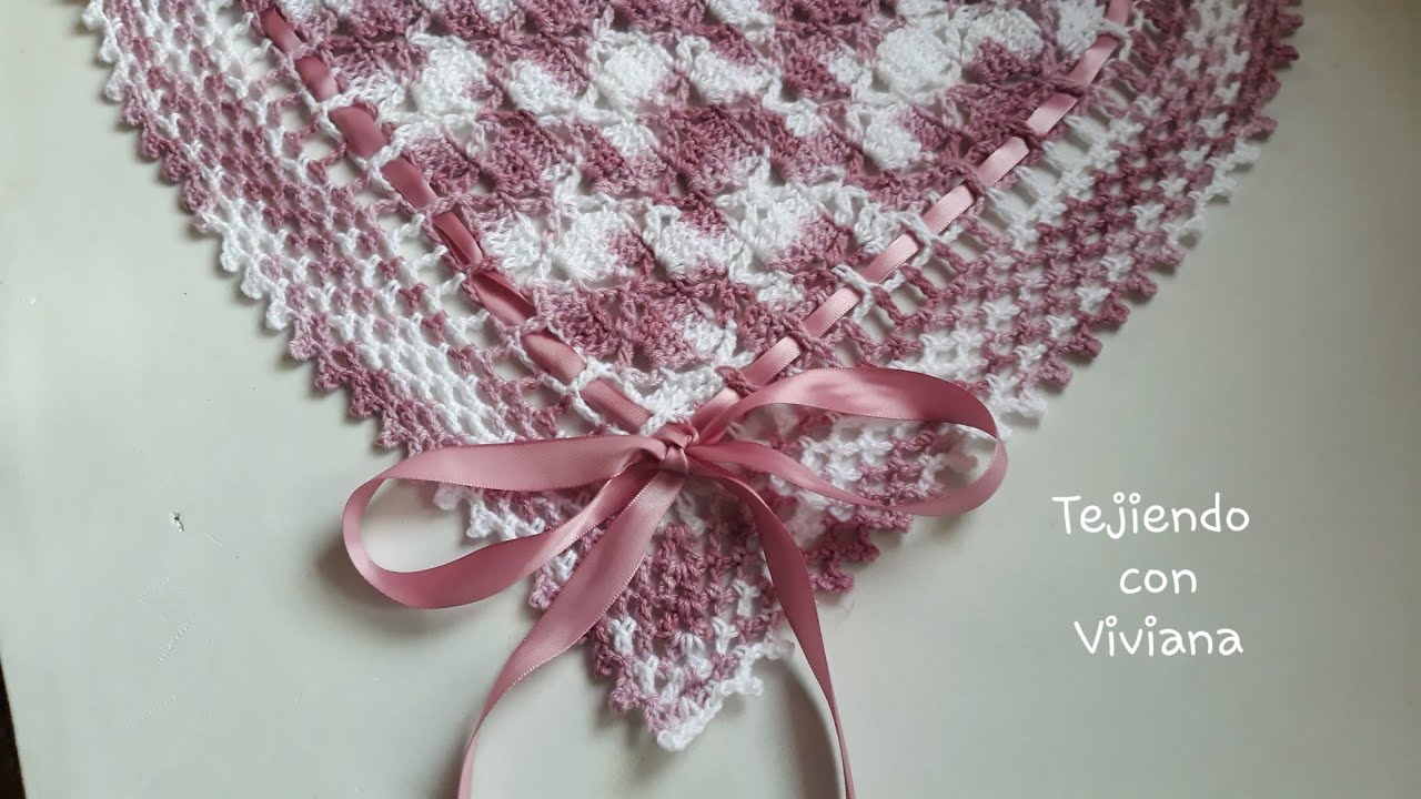 Orilla Tejida a Gancho Crochet para Sabanita de Bebé