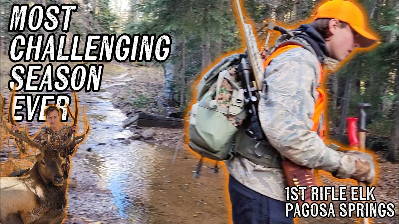 1st Rifle Season Elk Was Chaos! Flooded Unit, Crowds, Hail & a Massive Bull