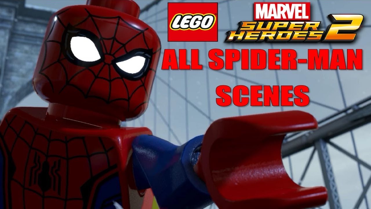 All Spider-Man Scenes - LEGO Marvel Super Heroes 2