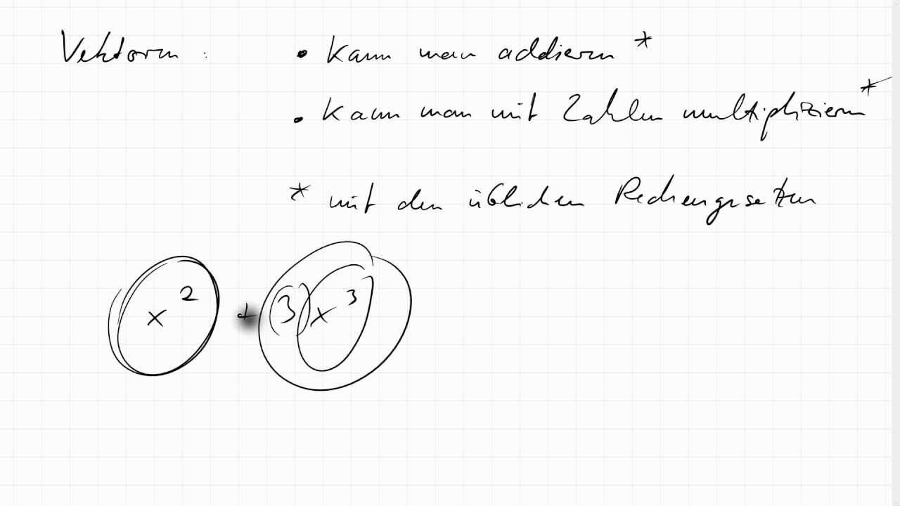 01E.1 Linearkombinationen von Pfeilen und von Funktionen