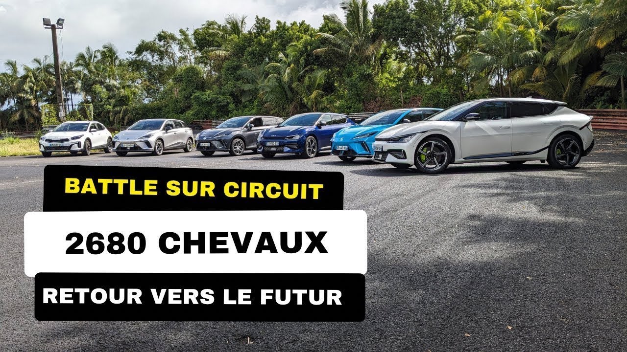 2680 chevaux (quasi) électriques au circuit Félix Guichard à la Réunion