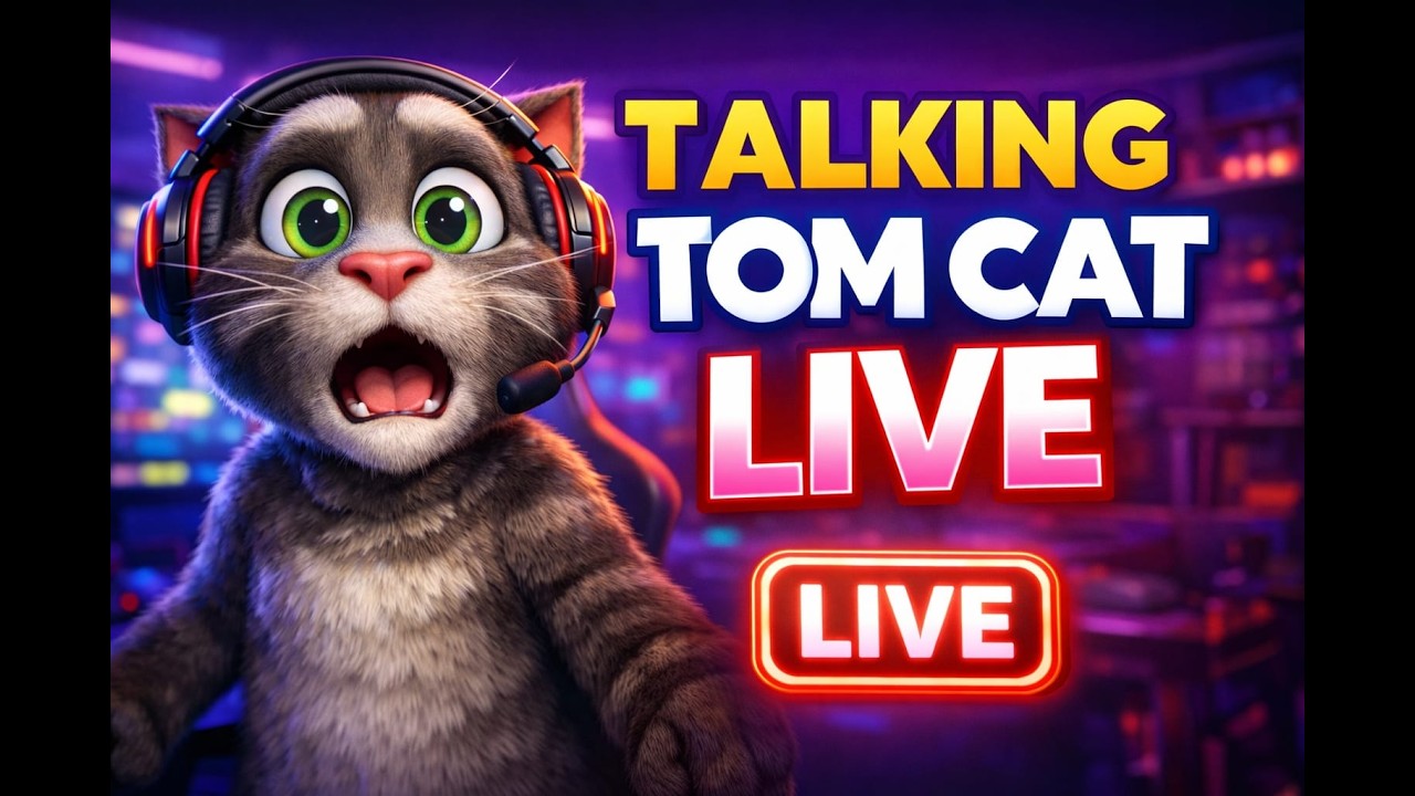 TALKING TOM CAT TALKING LIVE