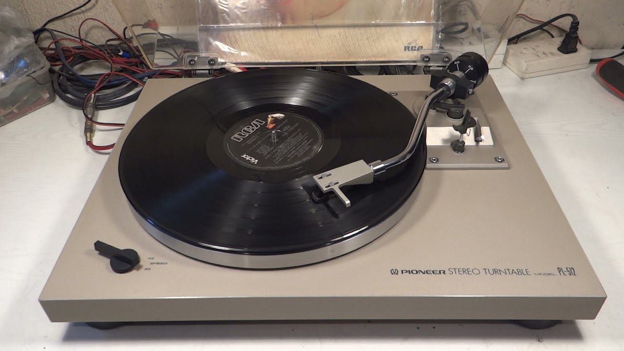 BANDEJA GIRADISCOS TORNAMESA TURNTABLE PIONEER PL-512 JAPAN 1978 MIGUEL GALLARDO