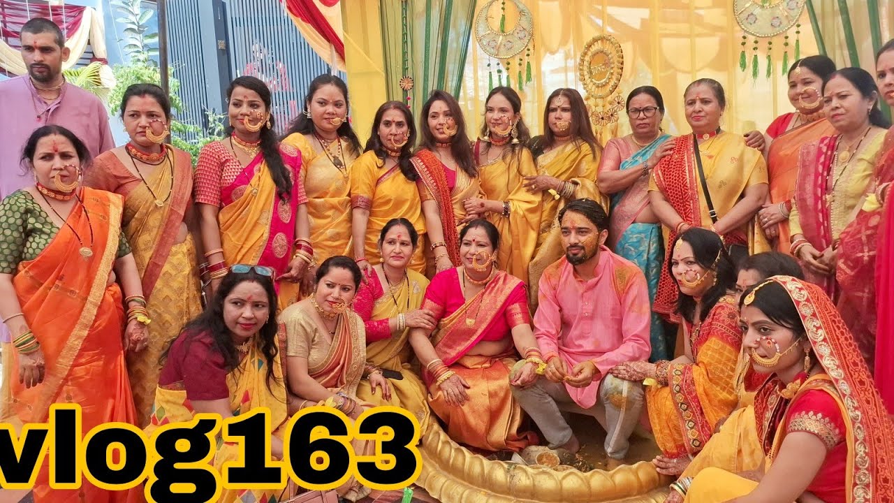 || Haldi bane💛||#vlog163||●○•°~