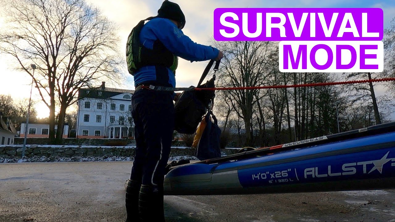 Brave the Cold! Winter Paddle Boarding Experience in Forsbacka Sweden. SUP Adventure.