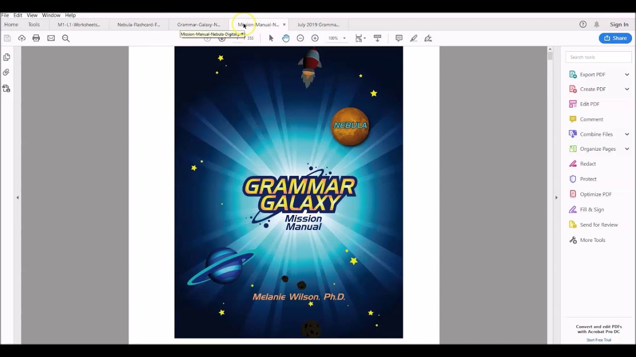 Grammar Galaxy Review: Nebula Volume 1