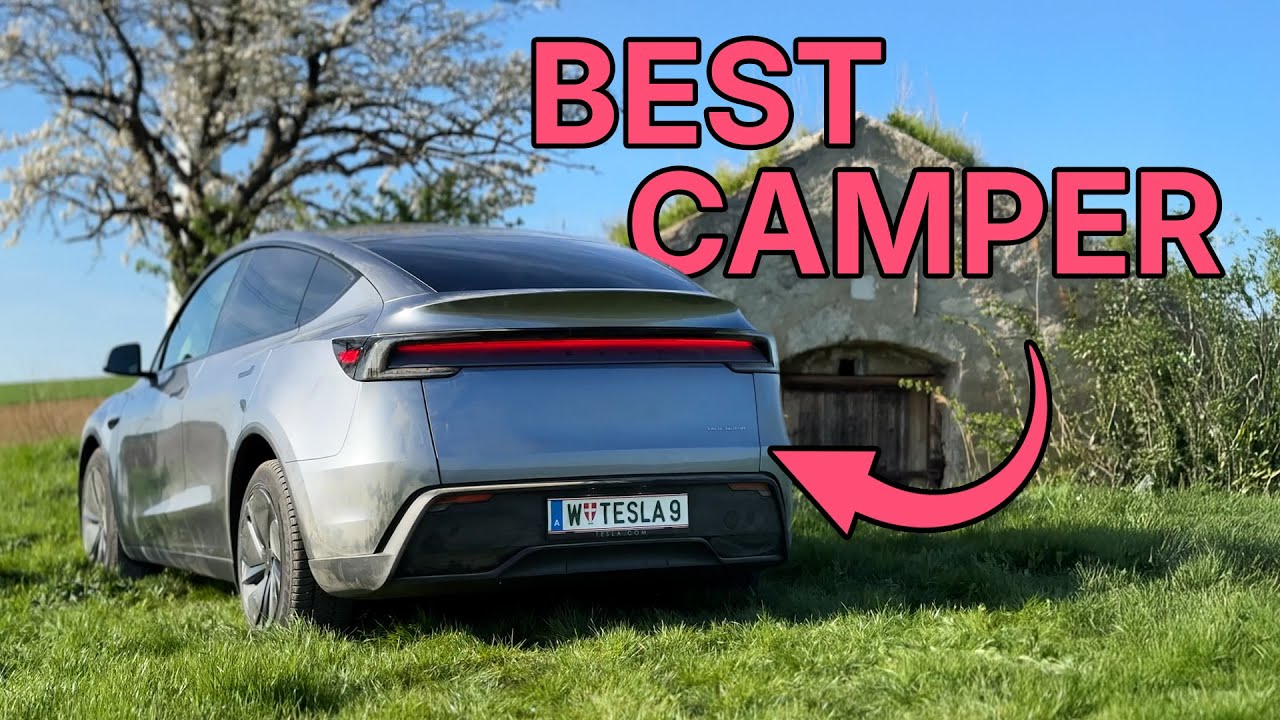 Sleeping in the new 2026 Tesla Model Y Juniper