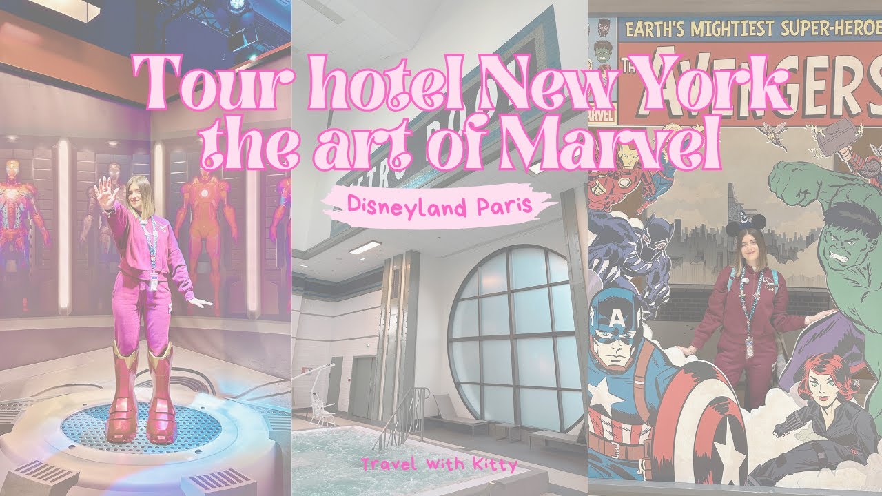 Tour por el hotel New York: the art of Marvel de Disneyland Paris
